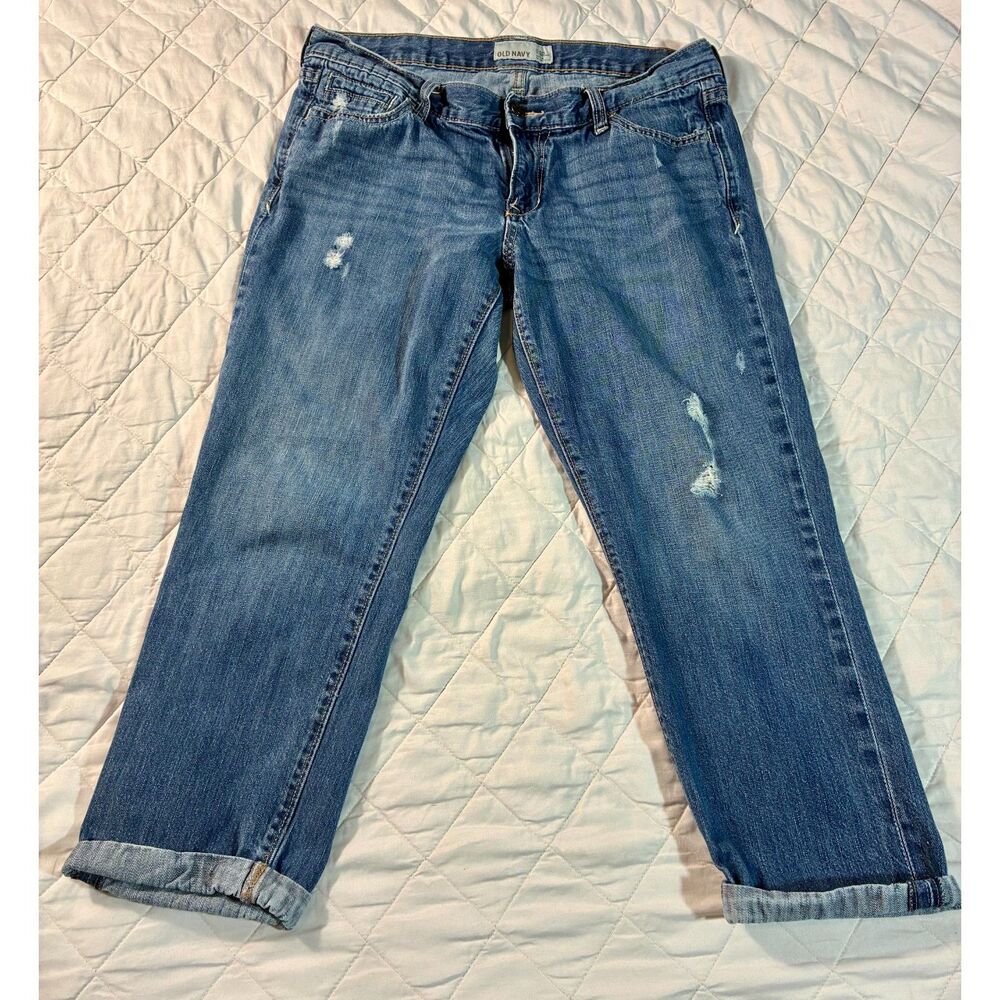 Old Navy 100% Cotton Rigid Blue Jeans Women's Size 10 Regular Legacy
